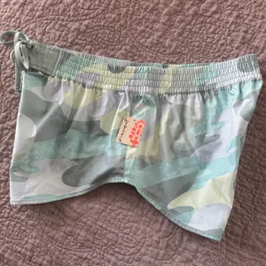 NWT Free People Easy Does it Camo Print Athletic Shorts XL thumbnail 8
