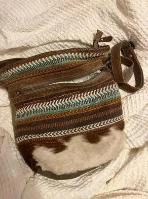 Myra Bags Striped Cowhide thumbnail 1