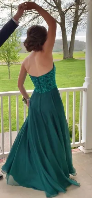 Alyce Paris Prom Dress Strapless thumbnail 3