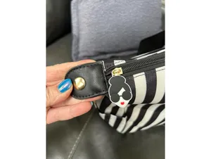 Alice + Olivia Striped Duffel Bag by Stacey Bendet thumbnail 3