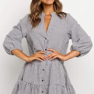 Petal & Pup loose Fit Gingham Checkered Dress Women’s M/L thumbnail 6
