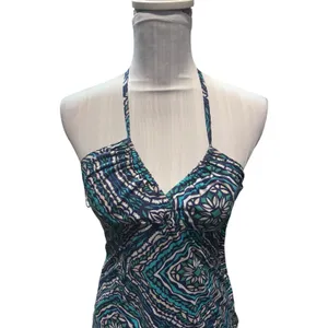 H&M Blue & Green Halter Sundress Size 6 thumbnail 3
