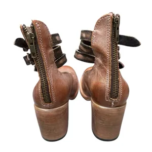 Freebird by Steven Women's Randi Boots – Size 9 – Distressed Leather Block‎ Heel thumbnail 4