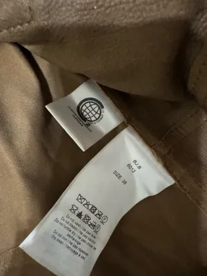 Ganni lamb leather shirt size 38 thumbnail 4