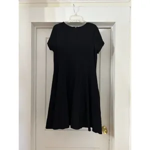 Ruby Ribbon Short Sleeve Black Slimming Lined Shapewear Black Knit Dress Size XL thumbnail 3
