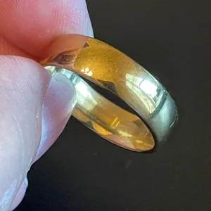 6mm gold stainless steel ring thumbnail 4
