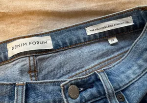 Denim Forum Arlo Aritzia High-Rise Straight thumbnail 5