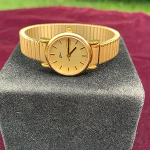 Vintage Belair Gold Tone Stretchy Band Women’s Watch thumbnail 1