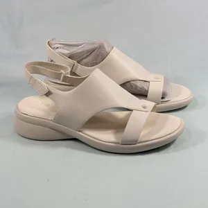 Naturalizer® Size-8M Women's Lillian Slingback‎ Sandals In Warm White thumbnail 2