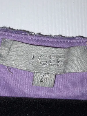 J Gee Lilac Tiered Midi Dress with Crochet Detail and Smocked Waist Size 2X HOM thumbnail 6