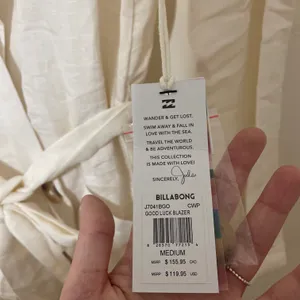 Billabong X Sincerely Jules NWT Good Luck Blazer thumbnail 9