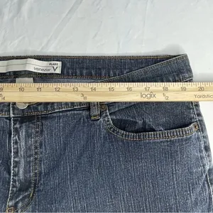 Venezia Vintage Flare Jeans Dark Wash High Rise Plus Size 20P thumbnail 15