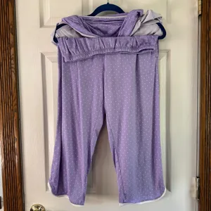 Flora Pajama Set Sleepwear Polka Dot V Neck Loungewear‎ Comfy Medium thumbnail 8