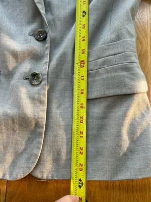 Banana Republic Cream Blazer Size 6 Wool Blend Two-Button Career Suit‎ Jacket thumbnail 11