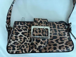 Amazon Leopard print shoulder bag thumbnail 2