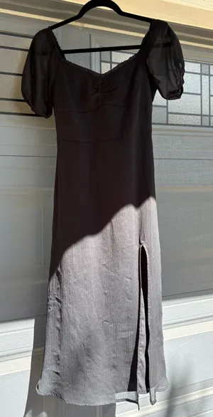 Hollister Black Midi Dress thumbnail 1