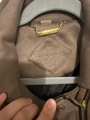 Faux Suede Jacket Brown Size L thumbnail 4
