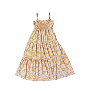 Social Standard by Sanctuary Sun Dress Womens L Used Pink Orange Floral XD9019GH thumbnail 6
