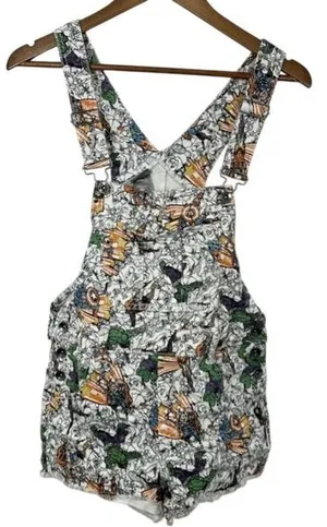 Marvel Avengers‎ Her Universe Mini Short Overalls Disney World Summer Comicon thumbnail 1