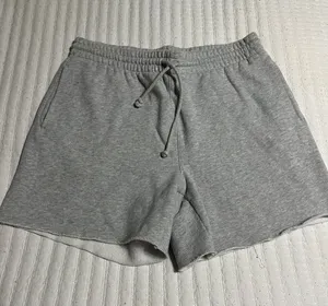 TNA Heather Gray Athletic Knit Drawstring Shorts Size L thumbnail 1