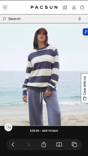 Striped Brandy Melville Sweater thumbnail 2