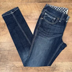 Ariat Women's Dark Indigo Skinny Jeans thumbnail 1