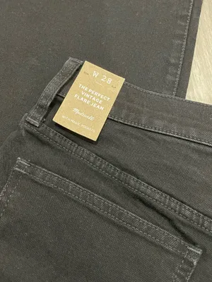 Madewell High-Rise Black Flare Jeans thumbnail 6