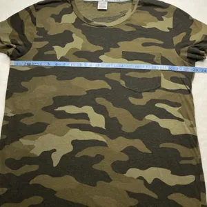 PINK Victoria's Secret Green Camo Pocket T-Shirt Womens Large Short Sleeve thumbnail 5