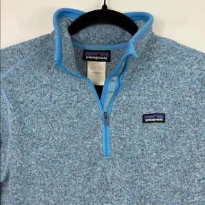 Patagonia Better Sweater Dusk Blue Women’s Size Medium Quarter Zip Fleece thumbnail 3