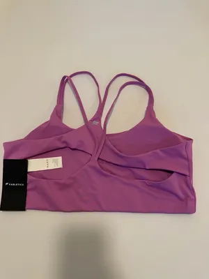 Fabletics Principal Low Impact Bra Electric Orchid Size XL thumbnail 4
