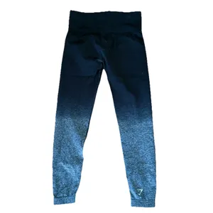 Gymshark Leggings‎ Womens Medium XS Ombre Seamless Long Training Black thumbnail 2