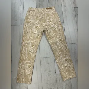 Cotton On Swirl Patterned Tan Pants thumbnail 3