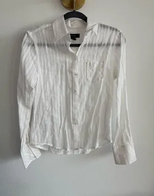 Express White Button Up Shirt thumbnail 1