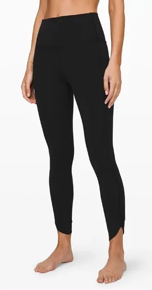 Lululemon Align Pant 25" *Petal‎ Black Womens Size 8 thumbnail 1