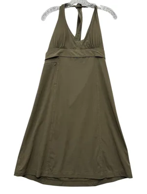 Athleta Pack Everywhere Halter Mini Dress Athletic Outdoor Active Hiking‎ Size L thumbnail 1