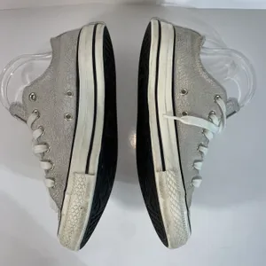 Converse All Star Chuck Taylor Womens Size 8.5 Iridescent Crackle Shoes 551592C thumbnail 8