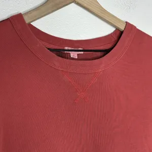 Vintage Y2K Gap 100% Cotton Crewneck Sweatshirt Red Plaid Sz M Cabincore Preppy thumbnail 4