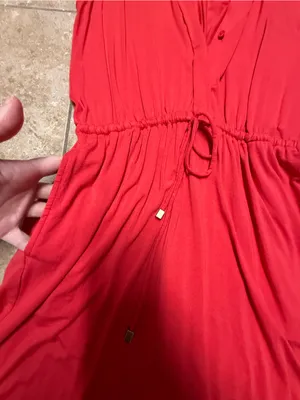Metaphor red mini dress thumbnail 5