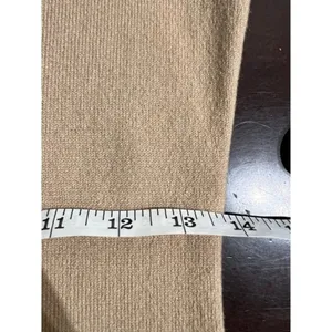 Ralph Lauren Cashmere Blend Short Sleeve Knit Sweater Dress Camel Tan M thumbnail 9