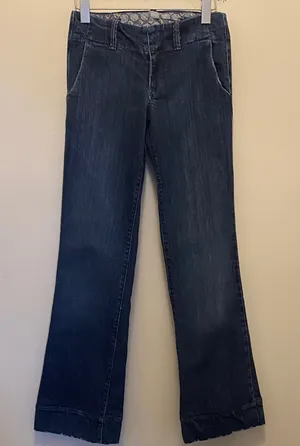 Lucky Brand Dark Blue Flare Jeans size 4 thumbnail 1