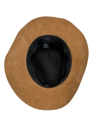 Express 𖤗 Suede Floppy Hat with Braided Trim 𖤗 Brown 𖤗 Festival Boho Hippie Vibe thumbnail 10