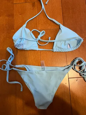SheIn Baby Blue Bikini Set thumbnail 3