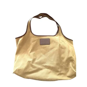 A.P.C. Harper Shopper Canvas Tote Bag Brown thumbnail 2