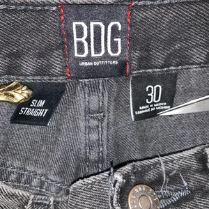 BDG Patch Slim Straight Denim Jeans Womens 30 Black thumbnail 7
