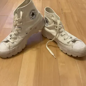 Converse White  Hightop Platforms thumbnail 2
