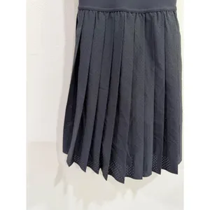 OFFLINE by Aerie Black Pleated Tennis Dress Perforated Mini Athletic Size Small thumbnail 5