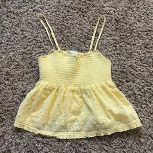 PacSun LA Hearts Yellow Babydoll Camisole Tank Top Size Women’s Small thumbnail 1