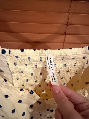 American Eagle Short Sleeve Corset Top thumbnail 3