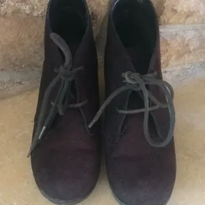 White Mountain Irma Heeled Lace Up Vegan Booties Black Size 7.5 thumbnail 3