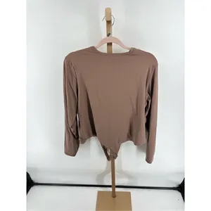 SKIMS Fits Everybody Long Sleeve Bodysuit Umber 4X NWT thumbnail 8